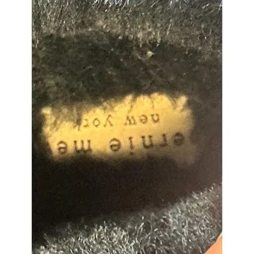 Bernie Mev Women's Sharlene Size 8.5 Black Shearling Cozy Ankle Booties NWOB