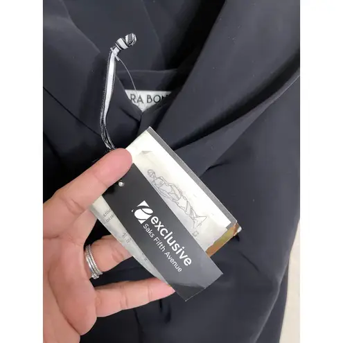 Chiara Boni La Petite Robe Benje Gown Stretch Jersey Black Womans 12 NWT