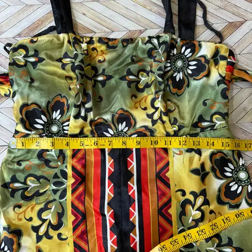 VTG Y2K Sleeveless A Line Funky 90s HCO Party Dress Sz 10 Moody Gothic Lolita Black