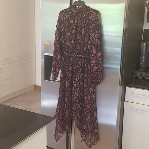 Walter Baker ππ Meg Floral Dress Midnight Bloom 8