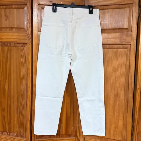 Edwin “Hana” Classic Straight Crop Jeans White Size 30