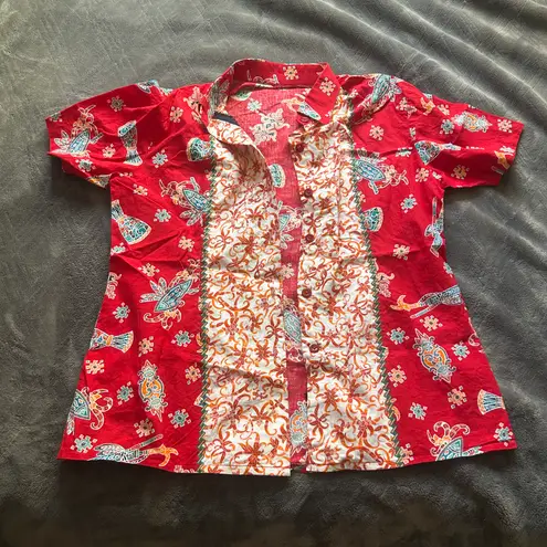 Neiman Marcus Funky Button Down Shirt