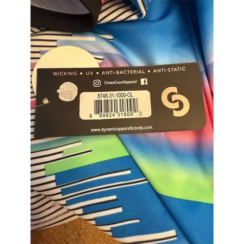 NWT Cross Court Women's Electra Cami Tank White Size L Tennis Size L