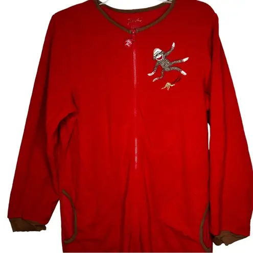 Nick & Nora  Sock Monkey One Piece Pajamas‎ - Image 2