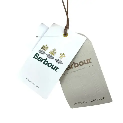 Barbour Rosefiled Knit Wool Blend Sweater In Whisper White Plaid Size US 14