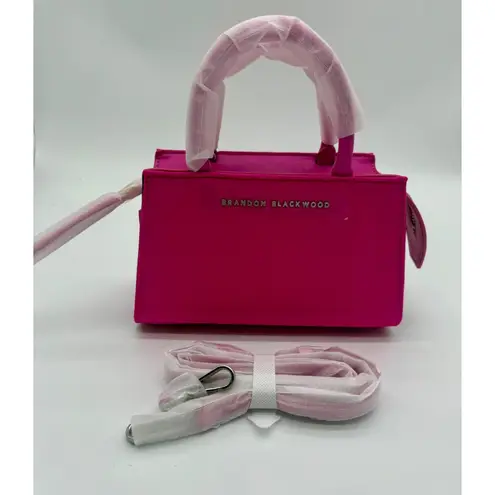 NIB Brandon Blackwood Arlen Hot Pink Bag NWT Complete Set w/ Box & Dust Bag
