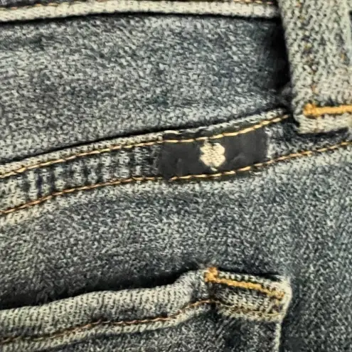 Lucky Brand  lace design denim bermuda shorts blue size‎ 00