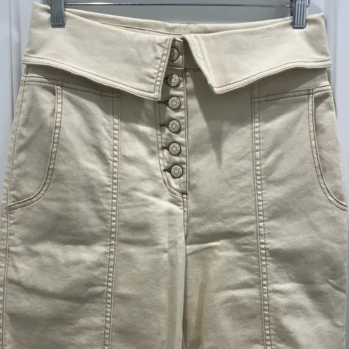 Ulla Johnson NWOT Beige Kingston Denim Jeans Sz 6
