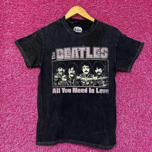 The Beatles All You Need is Love Mineral Wash Tshirt size Small