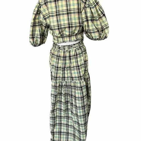 Derek Lam 10 Crosby Milly Belted Plaid Skirt size 8