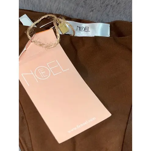 FE NOEL Simone Bikini Bottom in Espresso Large New Womens Swimsuit Brown