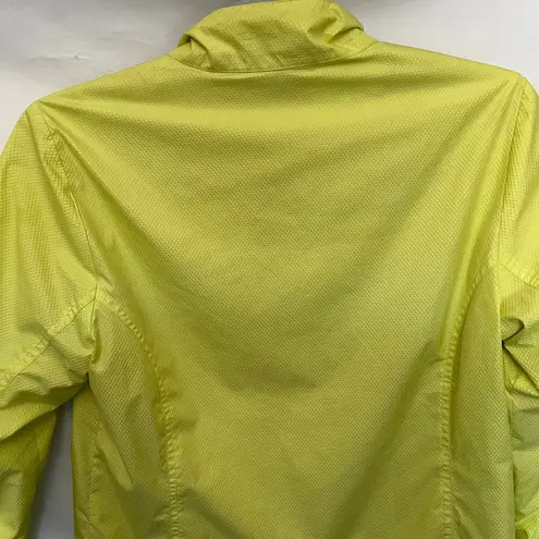 ep pro Tour Tech Womens Jacket Size Small Golf Full Zip Neon Yellow Athletic