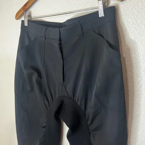 Stella McCartney Womens Size 42 Tina Wool Pants Ruched Cropped High-Rise Chic