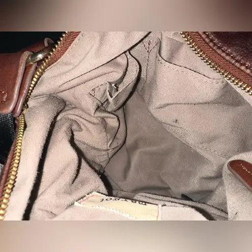 Margot Crossbody Leather Bag Brown