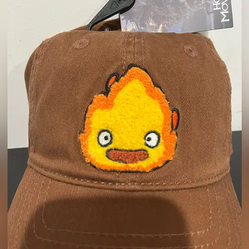 Her Universe Studio Ghibli Howl’s Moving Castle Calcifer Portrait Chenille Brown Cap