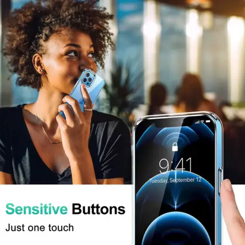 Protective Slim Thin iPhone 12 Pro Max Clear Case