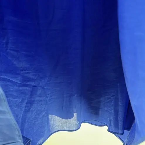 Daniel Cremieux Blue Sheath tie front Dress Crew Neck Sleeveless 12 knee length - Image 8