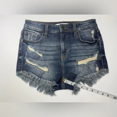 Eunina  Blue Distressed Jean Shorts 🩳 💙