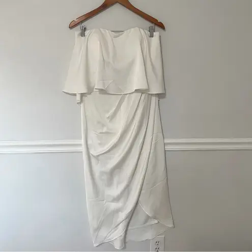 BHLDN x Anthropologie • kelli tulip wedding bridal dress in white sz US 10