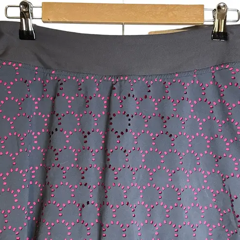 Title Nine Title Nine Nimblene Illusion Skort Gray Pink Laser Cut TN-150977 Size Small