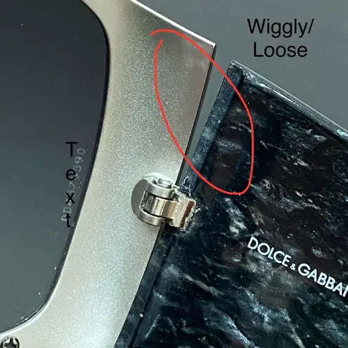 Dolce & Gabbana D&G DG2019-M 342/8G 120 3N Oversized Oval Wrap Around Sunglasses