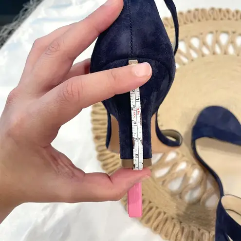 Johnston & Murphy Johnston Murphy Womens Deena Ankle Strap Sandal Navy Size 6M