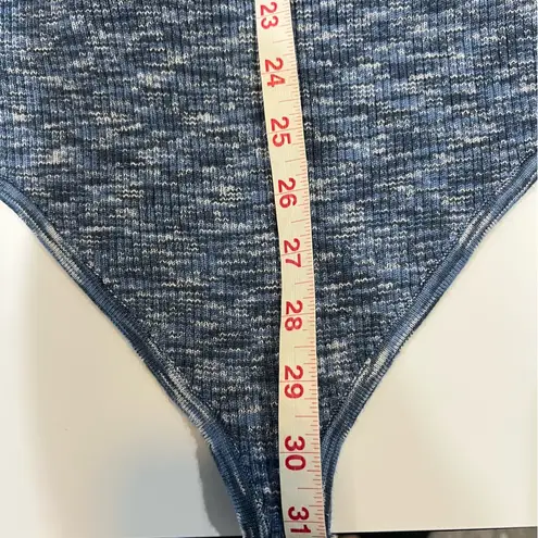 Abercrombie & Fitch  NWT blue knit O-Ring Cutout Sweater Bodysuit size XL - Image 11