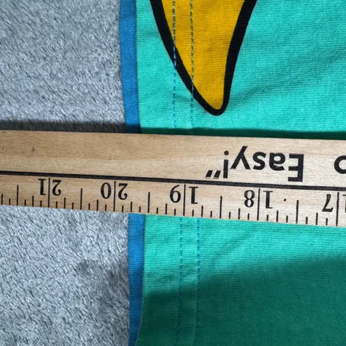 Mickey & Co Shirt Womens Large Organic Cotton Minnie Mouse Crop Graphic Tee Blue