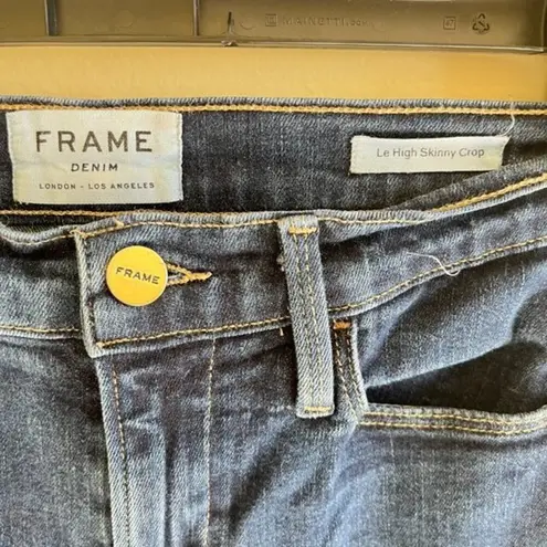 frame denim   Le High‎ Skinny Crop Ankle Slim Jeans Size 27 LHSKC899 DAME Cut 2428