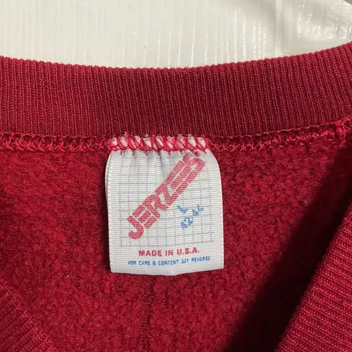 None Vintage maroon long sleeve graphic sweatshirt