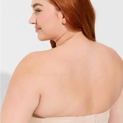 Torrid  Bombshell Everyday Strapless Convertible Push Up Bra Plus Size 40DDD Nude - Image 2