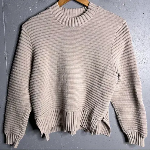 Varley Women’s Beige Talbert Ribbed Sweater Size XSmall