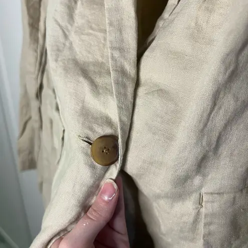 Quince 100% European Linen Blazer Driftwood