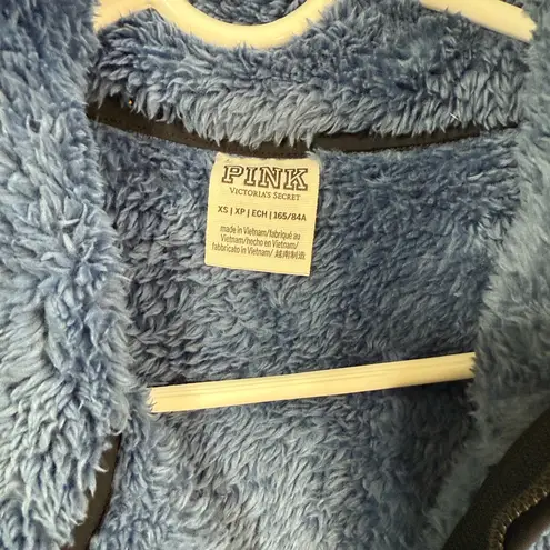 PINK - Victoria's Secret  Blue Teddy Jacket