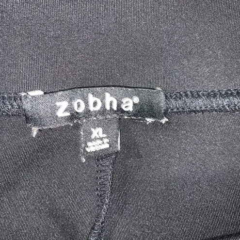 Zobha Leggings Ankle Length XL black High Rise Stretch Soft Style #ZLL1239T - Image 4