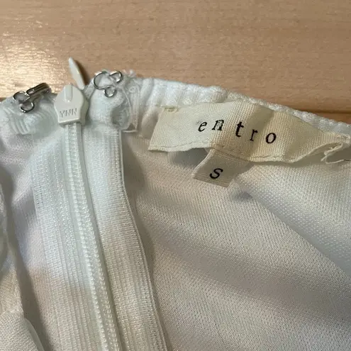 Entro  Dip Dye Maxi Dress with Crochet Detail - size Small