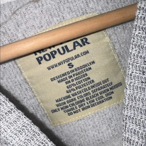 Dallas Crewneck Sweatshirt NEw York Popular small medium navy blue embroidered Gray