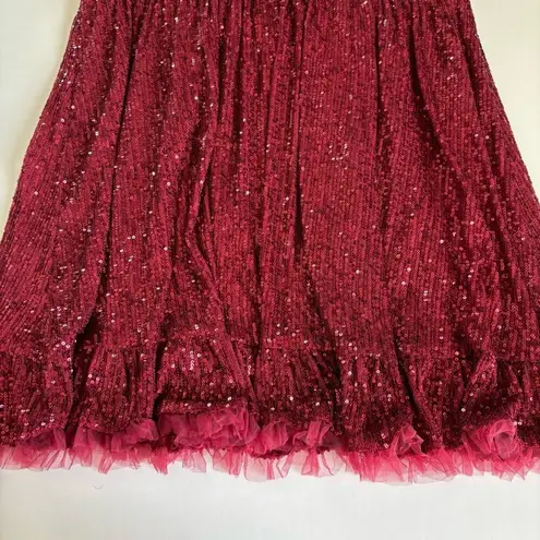 M by MNK Burgundy Sequin V