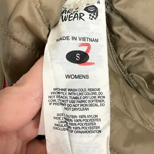 Mountain Hardwear Women's Reversible Quilted Fleece Vest Size Small