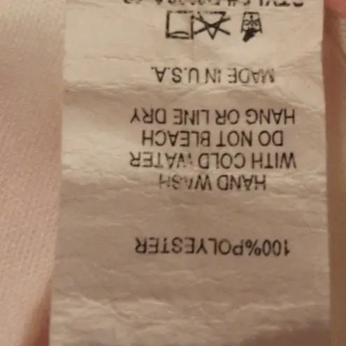 Peach Love California Maxi Dress Strapless Small