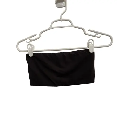 SKIMS Black Stretch Strapless Unpadded Fits Everybody Bandeau Bra Size Small