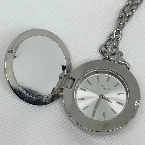 Regal Sweden fashion pendant pocket watch 31mm faceted large crystal running