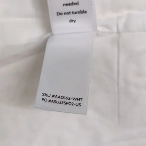 ANDIE NWT White Eyelet Scalloped Hem Thin Strap Bohemian Midi Dress S