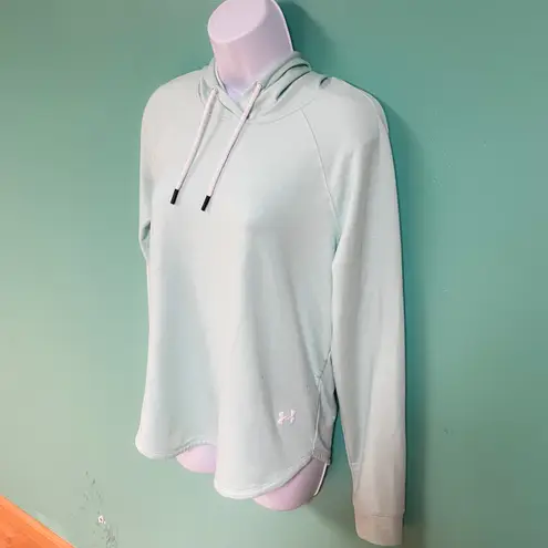 Under Armour Light Blue Featherweight Open Back Hoodie - Image 6