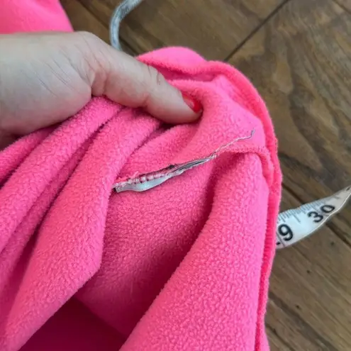 Dudley Stephensâneon pink park slope fleece pullover sweater small