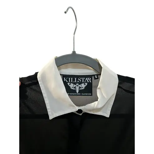 KILLSTAR Wednesday chiffon shirt dress Size Small