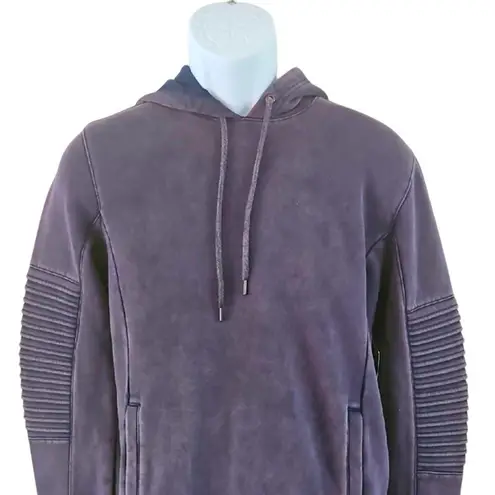 INC International Concepts Women's XS Moto Sleeve Hoodie