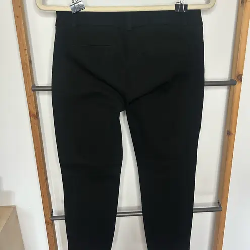 J.Crew  stretch city fit black pant size 0