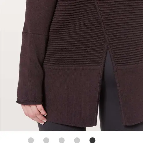 Lululemon  Sit In Lotus Wrap II
Black Cherry Cardigan