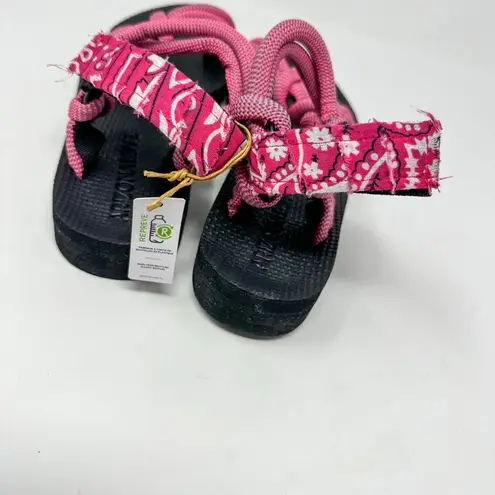 BRAND NEW Arizona Love Trekky Rope Pink Sandals, New with Tags Size 38 MSRP $140